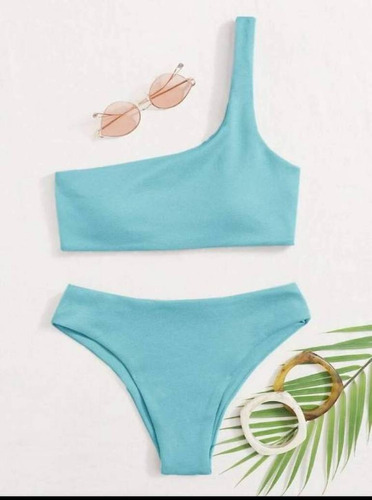 Traje De Baño 2 Piezas Bikini Mujer Playa Con Envío
