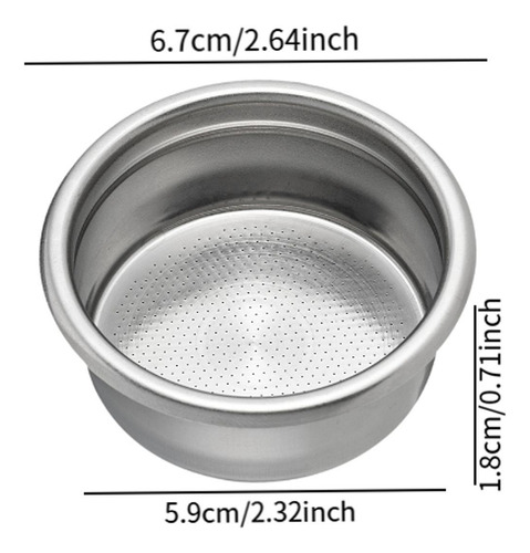 Cesta De Filtro De Café De 58 Mm Cesta De Filtro 16 A 18g A