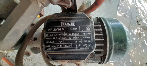 Bomba De Agua. Dab Pumps (Usado)