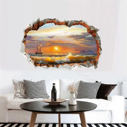 I Adhesivo Mural Desmontable 3d Bricolaje Familiar Hogar