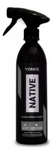 Cera Líquida Carnaúba Spray Vonixx Native Para Carros 500ml
