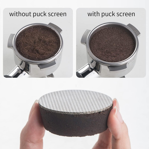 12pcs Portafiltro Malla Cafetera Filtro Espresso Puck Screen