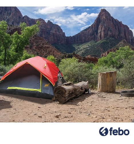 Imagen 4 de 5 de Carpa Safari Con Sobretecho Para Camping Playa Picnic Febo