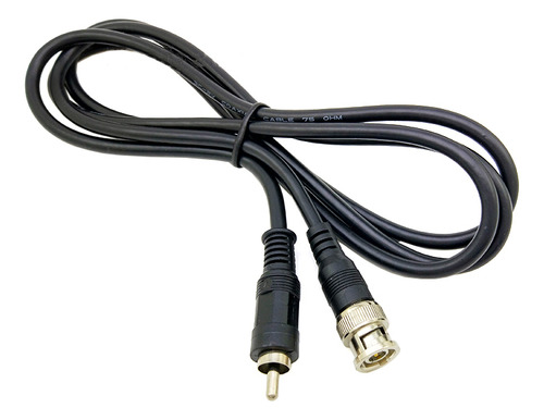 Cable Bnc A Av De 1,5 M, Adaptador Bnc A Rca Macho, 1 Unidad