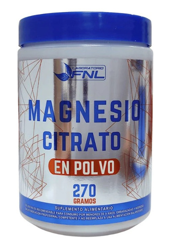 Citrato De Magnesio En Polvo Fnl - 270 Grs