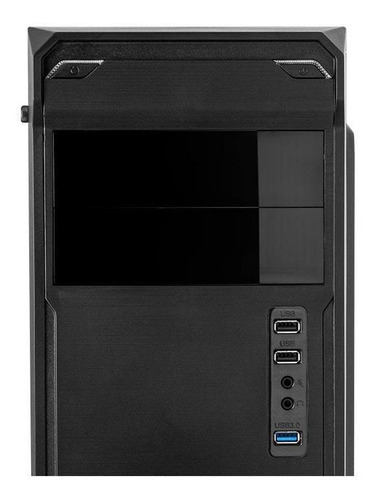 Gabinete Gamer Tgt Combat Preto Lateral Acrilico-tgt-cbt-01