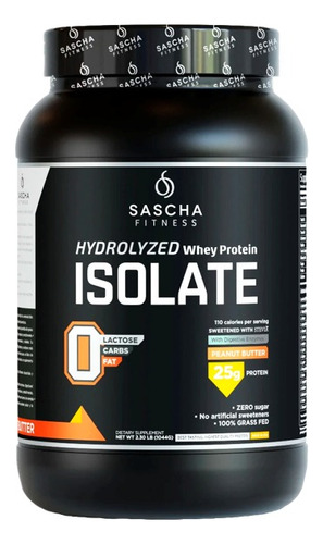 Proteína Sascha Fitness Isolate Peanut Butter