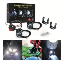 Comprar Kit Faro Led 1 Pulgada De Lupa Alta Proyeccion Chip Dual