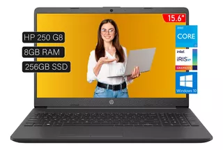 Laptop Hp 250 G8 15.6 Hd, I5-1135g7, Ram 8gb Ddr4, Ssd 256gb