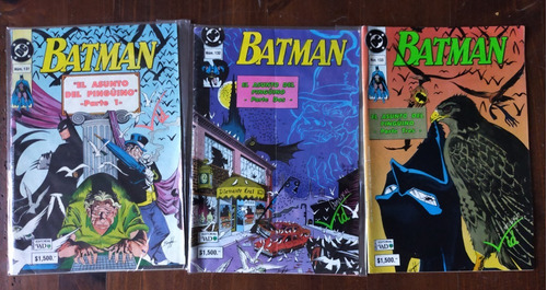 Batman El Asunto Del Pingüino Serie Completa Dc Comics