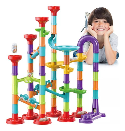 Bloques De Construcción Coloridos De Pista Para Bolas