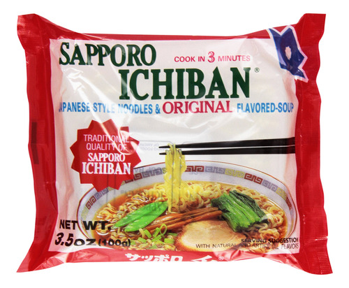 Sapporo Ichiban Ramen, Original, 3.5 Oz