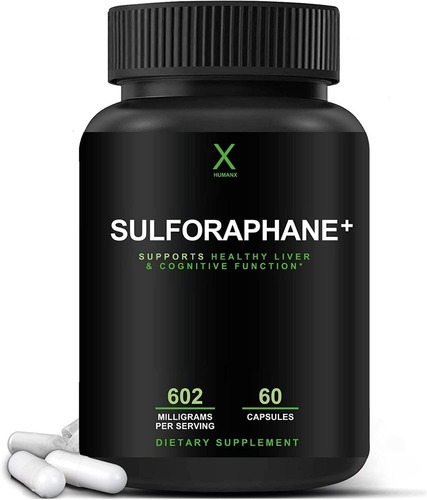 Humanx Sulforafano Desintoxicación Y Salud Celular 60 Caps