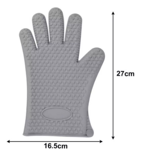 Guantes De Cocina Silicon Resistentes Al Calor