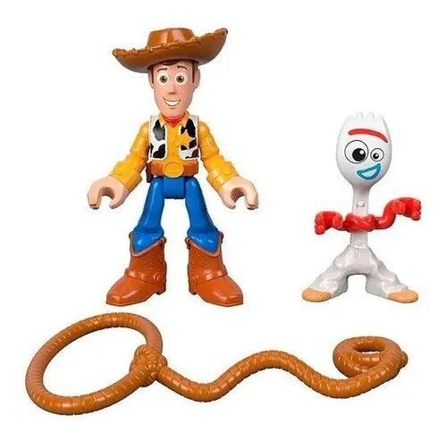 Fisher Price Imaginext Toy Story 2 Figuras - Woody Y Forky