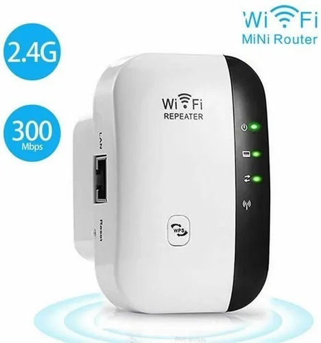 Repetidor Wifi 300 Mbps Amplificador De Señal 2.4g
