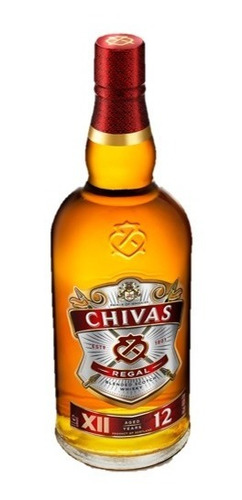 Botella Whisky Blended Scotch Chivas Regal 12 Años 750 Ml