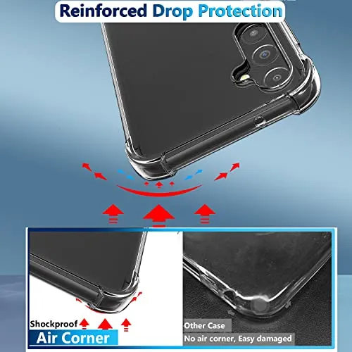 Funda Para Galaxy A34 5g Transparente Plastico Tpu -4