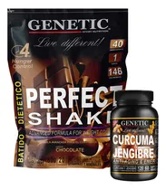 Comprar Batido Dieta Perfect Shake Antiage Cúrcuma Jengibre Genetic Sabor Chocolate