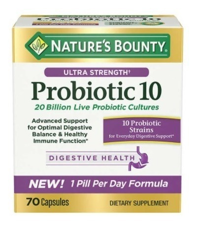 20 Mil Millones De Cultivos Probióticos Vivos Probiotic 10