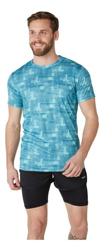 Remera Deportiva Hombre Running Sublimada Yakka