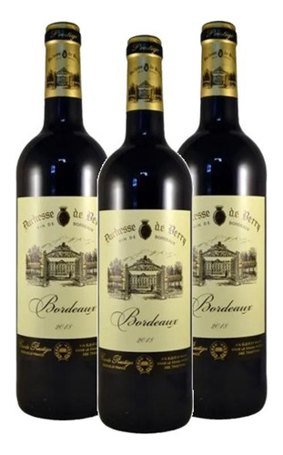 3 Vinho Fino Tinto Duchesse De Berry 2018 Aop Bordeaux 750ml