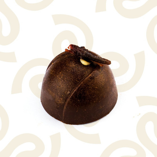 Chocolate Semi Amargo Relleno De Chapulín, Caja Con 15 Pzas