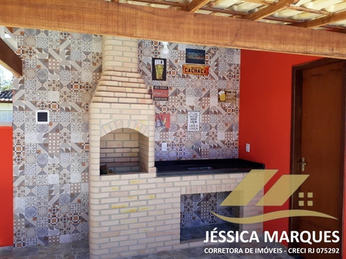 Imagem 2 de 14 de Jc-c136 Maravilhosa Casa De 2 Quartos Sendo 1 Suíte, Com Piscina E Área Gourmet Em Unamar, Tamoios - Cabo Frio - Rj