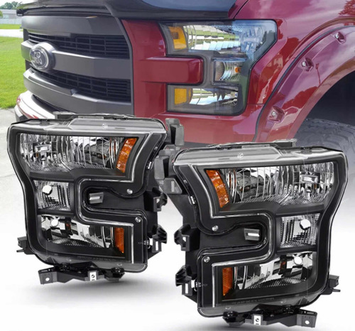 Par Faros Ford Lobo F150 2015 2016 2017 Xl Xlt Lariat Sport