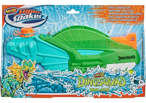 Nerf Dinosquad Super Soaker Dino Soak Lanzador De Agua