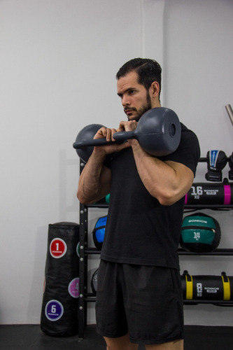 Pesa Rusa Kettlebell Pvc 7 Kg. X 2 U. Sonnos Color Azul