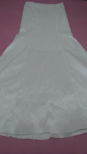 Vestido Novia Dos Piezas Talle M
