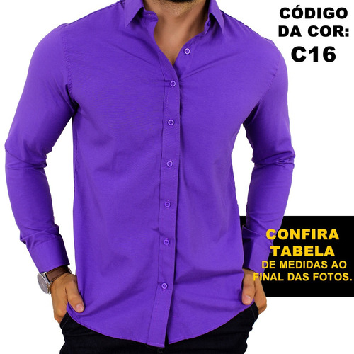 camisa social masculina nao amassa