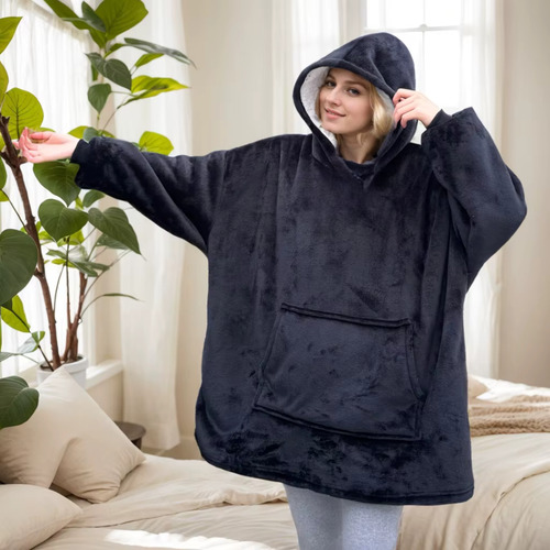 Poleron Sherpa Abrigador De Chiporro Oversize Para Invierno