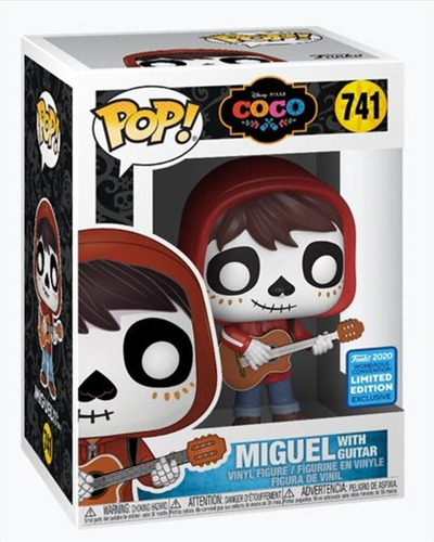 Boneco Funko Pop Disney Coco A Vida É Uma Festa Miguel 741