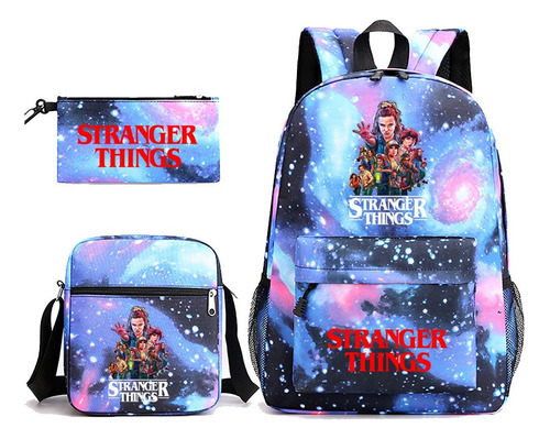 Mochila Stranger Things 4 Juego De 3 Piezas