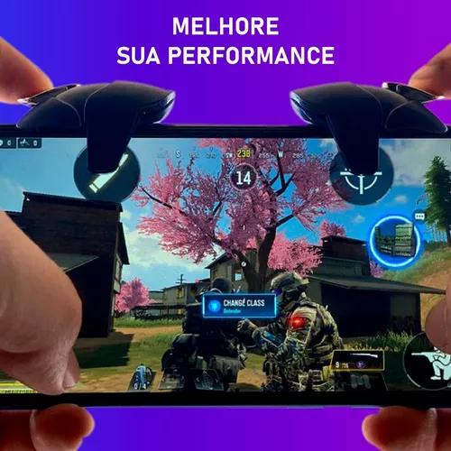 Gatilho Free Fire Botões R1 L1 Jogo De Tiro Para Celular Par De Joystick