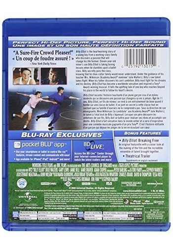 Billy Elliot [dvd Blu-ray]