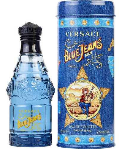 Perfume Original Versace Blue Jeans Man Edt 75ml