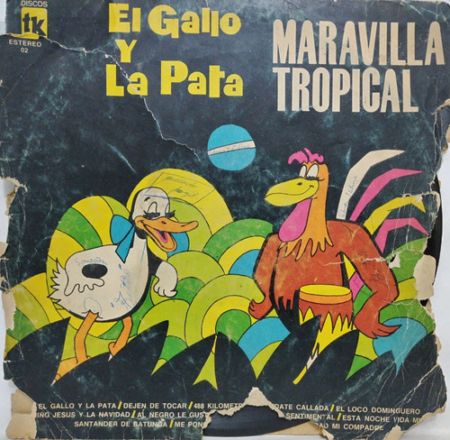 Conjunto Maravilla Tropical  El Gallo Y La Pata Lp 1975