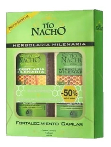 Tio Nacho Pack Shampoo+acond. 415ml Herbolaria Milenaria