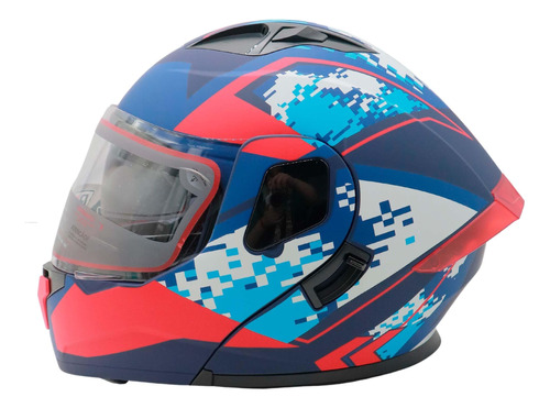 Casco Para Moto Abatible R7 Dynatos Magno Doble Mica Dot