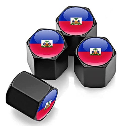 Tapas De Válvula De Neumáticos De Bandera De Haití (...