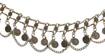 Comprar Caderin Cinturon Gipsy Con Monedas Talles Grandes Plus Size Dorado Oscuro Monedas Hasta 110 Cm