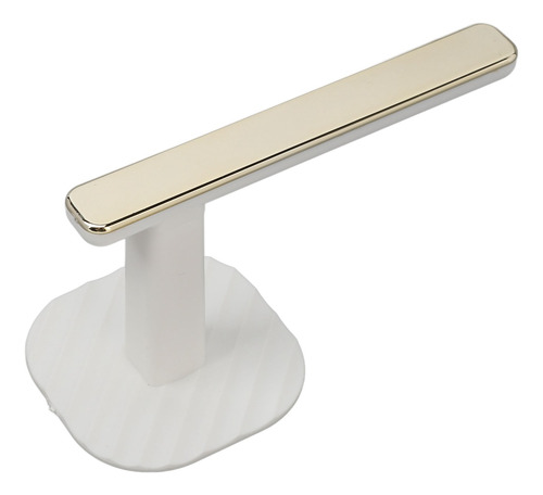 Soporte Para Cortinas, 2 Piezas, Blanco Y Dorado, Decorativo