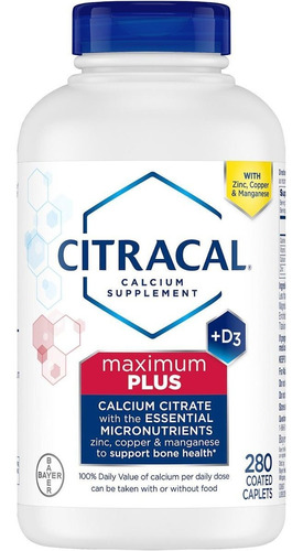 Citracal - Calcium + D3 Maximum 280 Caps - Importado Usa