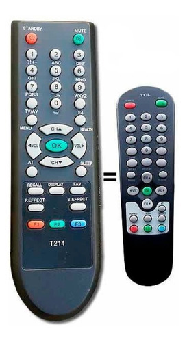 Control Remoto Tv Para Bgh Tcl Telefunken Tv-214