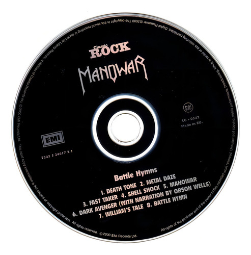 MANOWAR - Battle Hymns-
