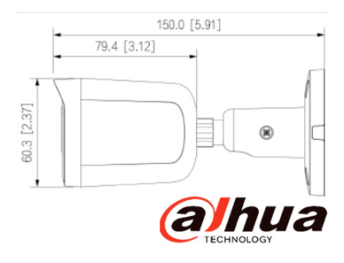 Kit De 3 Cámaras Dahua B2a51n 5mp Lente 2.8mm