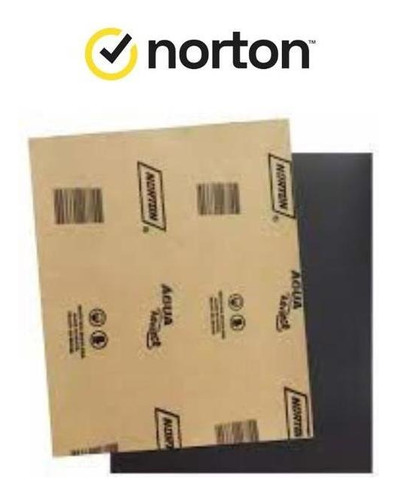 Norton Lixa Agua T223 0240 (pct C/ 50 Folhas) Quantidade de cascalhos 240